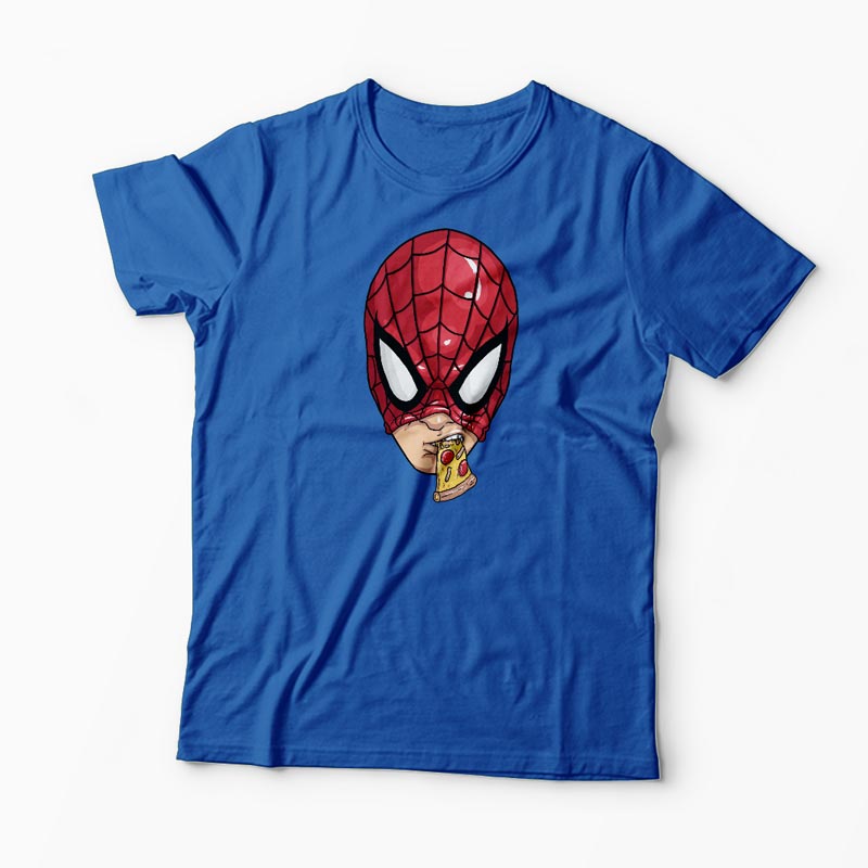 Tricou Spiderman Pizza - Bărbați-Albastru Regal